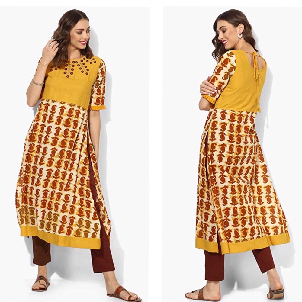 Tunic Top With Palazzo Pant Set K1
